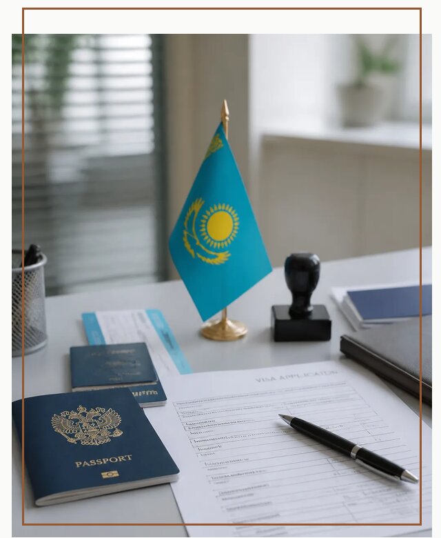 Оформление визы в Казахстан для поездки и работы в Березниках